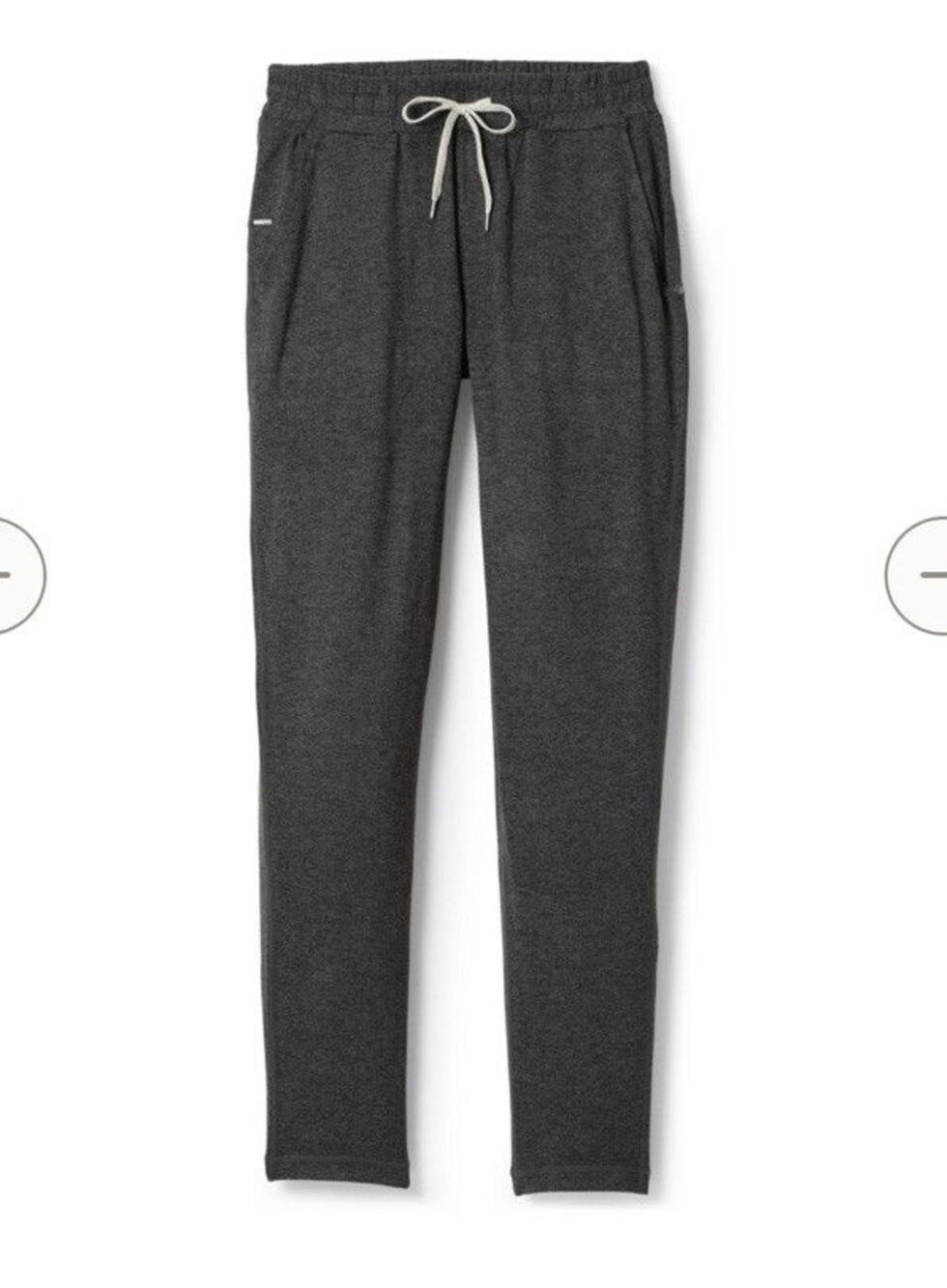 Vuori Mens Ponto Performance Pant 30" Size Medium Heather Gray Pull On Lounge